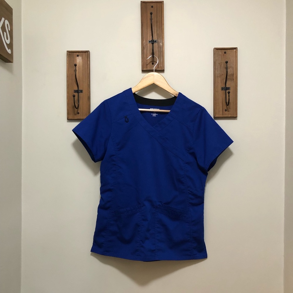 Scrubstar women’s scrub top blue